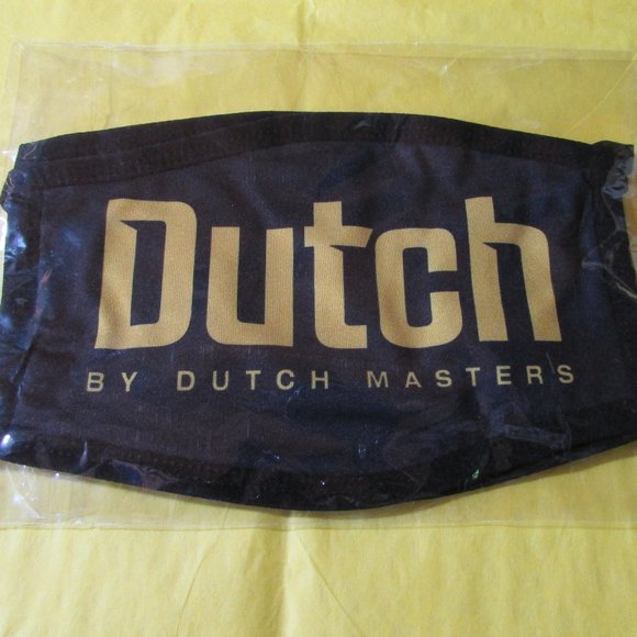 Dutch Masters Black Mask Double Strap - Picture 1 of 2